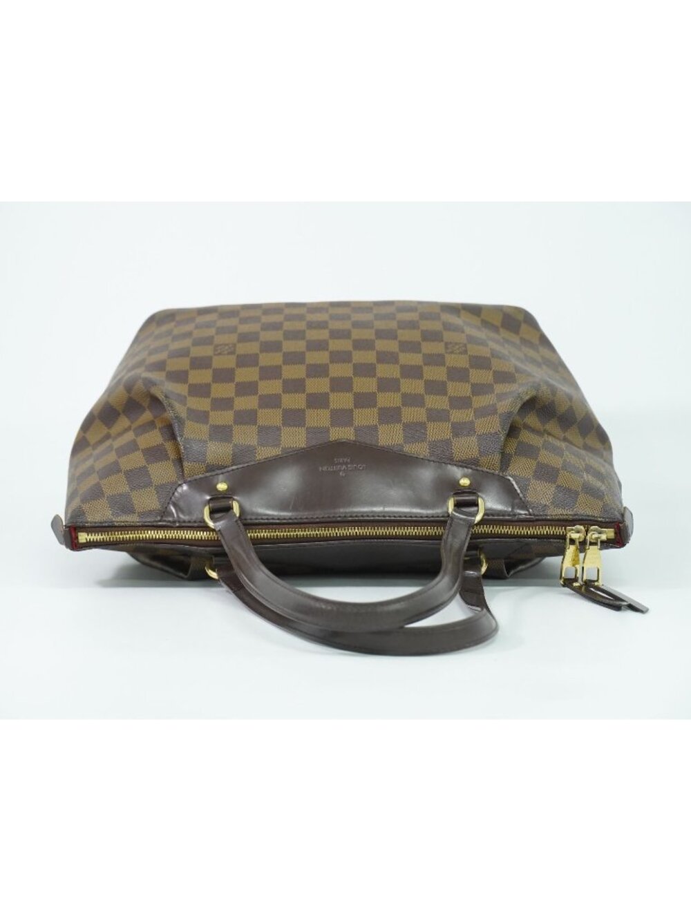 Louis Vuitton LV Westminster GM Damier Ebene Shoulder Bag Tote Brown Vintage - Picture 5 of 9